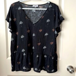Loft XL baby doll top